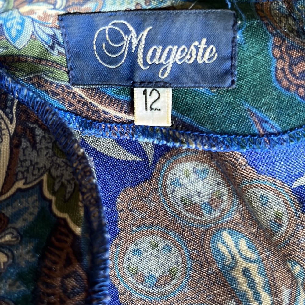 Blue Patterned Jacket - Picture 4 of 6
